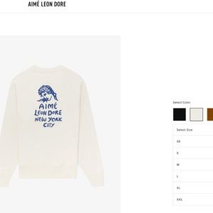 NEW! Sold out online! Aime Leon Dore Form Logo Crewneck Sweatshirt - New York